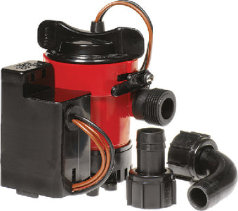 AUTOMATIC CARTRIDGE BILGE PUMP COMBO WITH ELECTRO-MAGNETIC SWITCH (JOHNSON PUMP)
