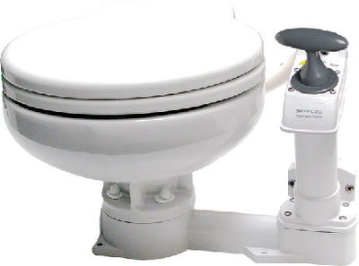 AQUA-T™ SUPER COMPACT MANUAL TOILET (JOHNSON PUMP)