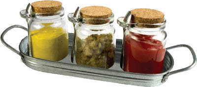 10 PC MASONWARE CONDIMENT SET (OUTDOORS UNLIMITED)