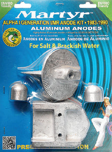 MERCRUISER ALPHA I GENERATION I ANODE KIT (MARTYR ANODES)