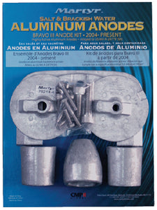 MERCRUISER BRAVO III ANODE KIT (MARTYR ANODES)