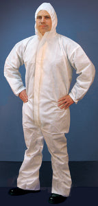 MICROPOROUS HOODED DISPOSABLE COVERALLS (BUFFALO INDUSTRIES)