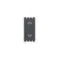 Switch: 2P 2-Way Push Button Grey, Eikon