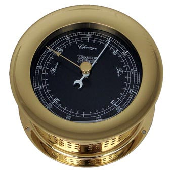 Atlantis Premiere Barometer, Black Dial/ White Scale