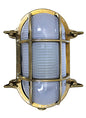 Foresti Oval Brass Bulkhead Light