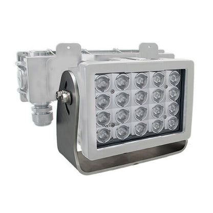 Imtra Offshore 20-LED Marine Deck Light 110-277VAC, 140W, 25°, White Finish, IP68/69K