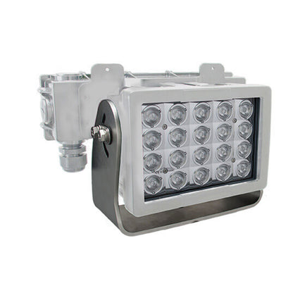 Imtra Offshore 20-LED Marine Deck Light 110-277VAC, 140W, 90°, White Finish, IP68/69K