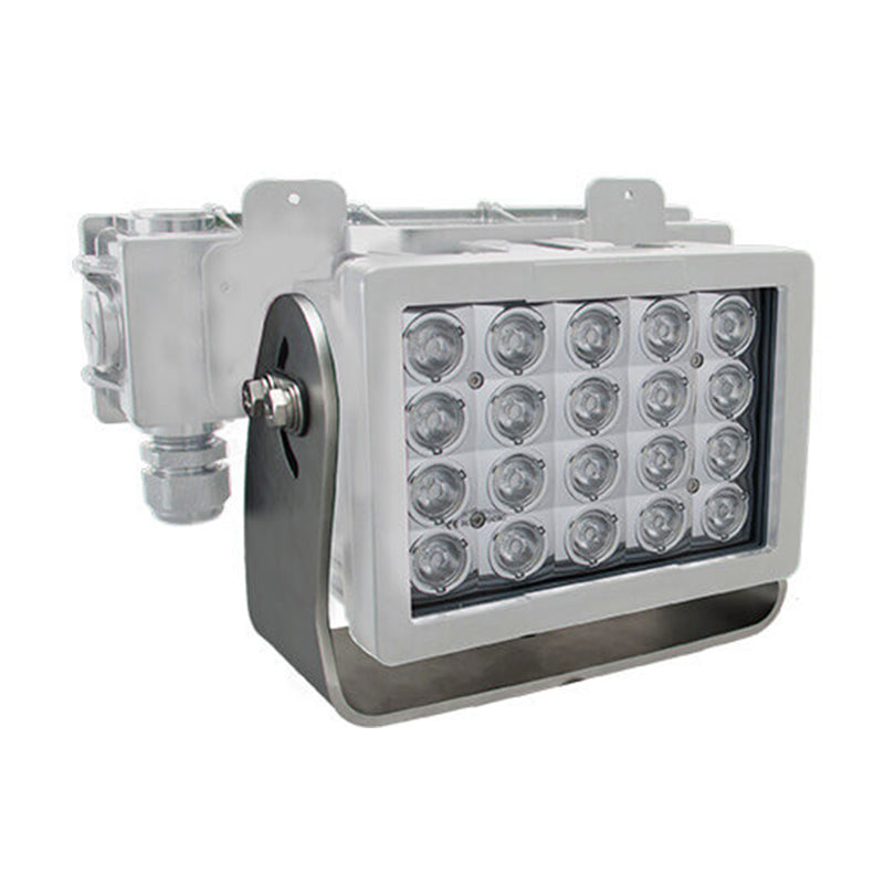 Imtra Offshore 20-LED Marine Deck Light 110-277VAC, 140W, 60°, White Finish, IP68/69K