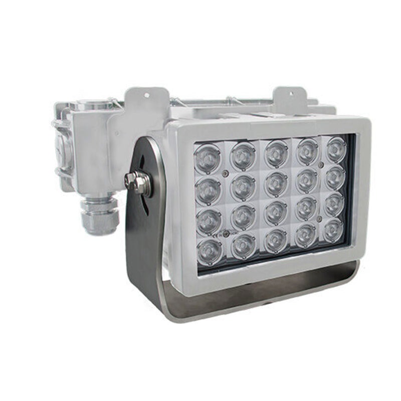 Imtra Offshore 20-LED Marine Deck Light 110-277VAC, 140W, 40°, White Finish, IP68/69K