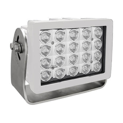 Imtra Offshore 20-LED Marine Deck Light 11-65VDC, 140W, 60°, White Finish, IP68/69K