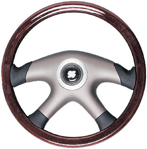 MAHOGANY STEERING WHEEL (UFLEX)