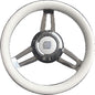STEERING WHL WHT POLY CHROME