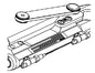 PROTECH FRONT MOUNT HYDRAULIC STEERING CYLINDER (UFLEX)