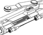 PROTECH FRONT MOUNT HYDRAULIC STEERING CYLINDER (UFLEX)