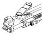 SILVERSTEER™ FRONT MOUNT HYDRAULIC STEERING CYLINDER (UFLEX)