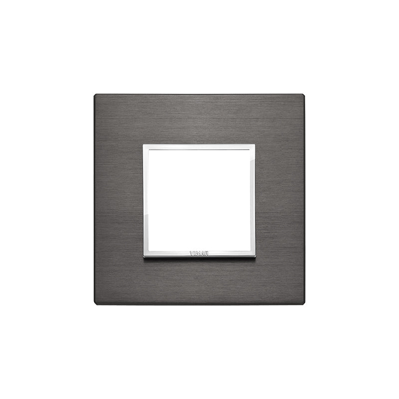 Plate: Aluminum 2M Lava Grey Square, Eikon EVO