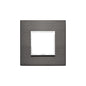 Plate: Aluminum 2M Lava Grey Square, Eikon EVO