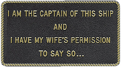 FUN PLAQUE (BERNARD ENGRAVING)