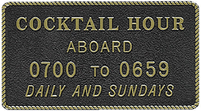 FUN PLAQUE (BERNARD ENGRAVING)