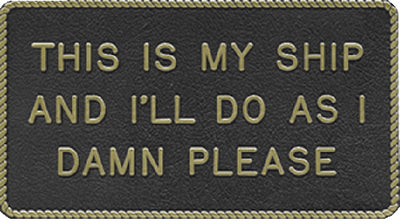 FUN PLAQUE (BERNARD ENGRAVING)