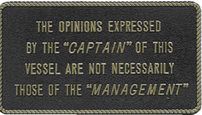 FUN PLAQUE (BERNARD ENGRAVING)