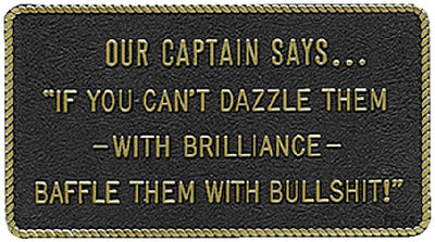 FUN PLAQUE (BERNARD ENGRAVING)