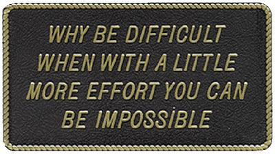 FUN PLAQUE (BERNARD ENGRAVING)