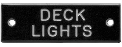 NAMEPLATE-DECK LIGHT PKG/5