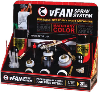 vFAN PORTABLE AIR BRUSH SYSTEM (PREVAL SPRAYERS)