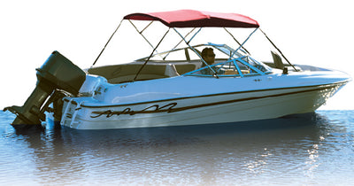 3 BOW BIMINI TOP ALUMINUM FRAME ONLY - UNASSEMBLED (ATTWOOD MARINE)