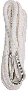 HOLLOW BRAIDED POLYPROPYLENE ANCHOR LINE W/HOOK (ATTWOOD)