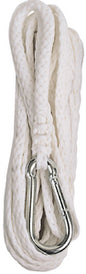 HOLLOW BRAIDED POLYPROPYLENE ANCHOR LINE W/HOOK (ATTWOOD)
