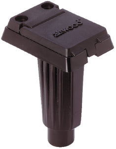 SQUARE 2-PIN BASE FOR STRAIGHT POLE (ATTWOOD MARINE)