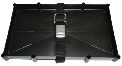 BATTERY TRAY WITH STAINLESS STEEL BUCKLE (T-H MARINE)