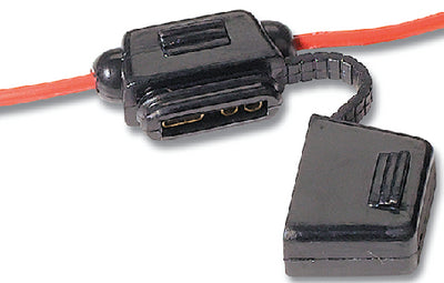 IN-LINE ATO/ATC FUSE HOLDER WITH COVER (BATTERY DOCTOR)