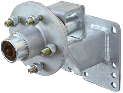 SPARE TIRE CARRIER WITH ELIMINATOR REMOVABLE SPINDLE/HUB (TIEDOWN ENGINEERING)