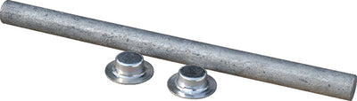 GALVANIZED ROLLER SHAFT W/PAL NUTS (TIEDOWN ENGINEERING)
