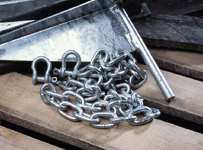 GALVANIZED CHAIN & SHACKLES (TIEDOWN)