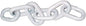 WHITE VINYL CHAIN (ACCO CHAIN)