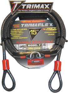 DUAL LOOP QUADRA BRAID TRIMAFLEX CABLE (TRIMAX LOCKS)