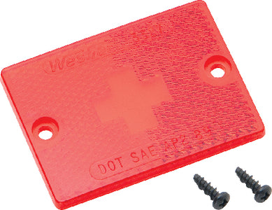REPLACEMENT CLEARANCE/SIDE MARKER LENS W/ REFLEX REFLECTOR (WESBAR)