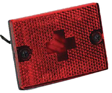 CLEARANCE/SIDE MARKER LIGHT WITH REFLEX LENS (WESBAR)