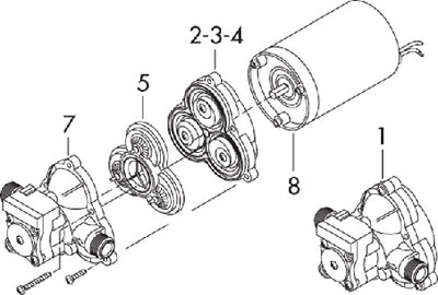2088/2093 SERIES REPAIR PARTS (SHURFLO)