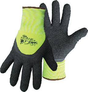 ARCTIK BLAST™ HIGH-VIS GREEN TEXTURED LATEX GLOVES (BOSS GLOVES)