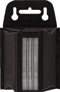 UTILITY BLADE DISPENSER WITH 100 BLADES (HYDE TOOLS)