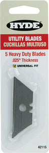 HEAVY-DUTY UTILITY KNIFE BLADES (HYDE TOOLS)