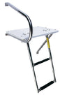 TRANSOM PLATFORM WITH UNDER PLATFORM TELESCOPING LADDER (GARELICK)