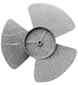 6-1/2" FAN BLADE (VENTLINE COLOR)