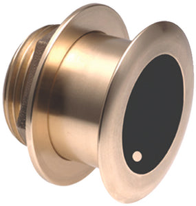 BRONZE 20° TILTED THRU-HULL CHIRP TRANSDUCER WITH DEPTH & TEMP (GARMIN)