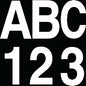 INDIVIDUAL GOTHIC FONT 3" LETTERS & NUMBERS (HARDLINE PRODUCTS)
